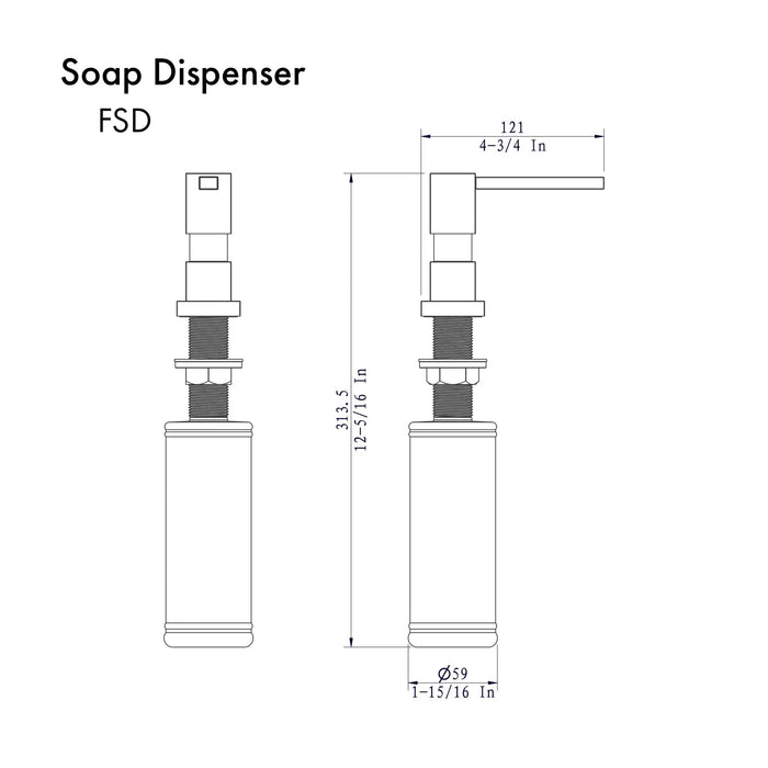 LINE Faucet Soap Dispenser