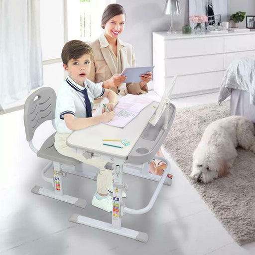 Looray Kids Children's Desk Sturdy Table Work Station Set