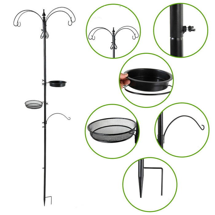 Wild Bird Feeding Station kit Bird Feeder Pole 84"