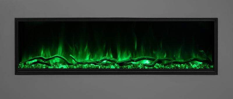 Modern Flames 96" Landscape Pro Slim Built In Wall Electric Fireplace Insert Heater