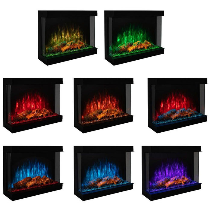 Modern Flames Sedona Pro Built In Electric Fireplace Insert Multi 30" 3-Sided - SPM-3026