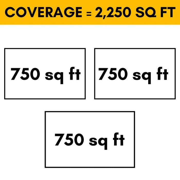 MRCOOL DIY 4th Generation Mini Split 54K BTU 3 Zone Ductless Air Conditioner and Heat Pump with 25 ft. Install Kit - DIYM348HPW03C28