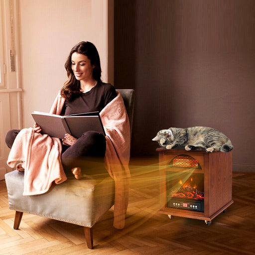 Indoor Electric Space Heater Infrared Cabinet