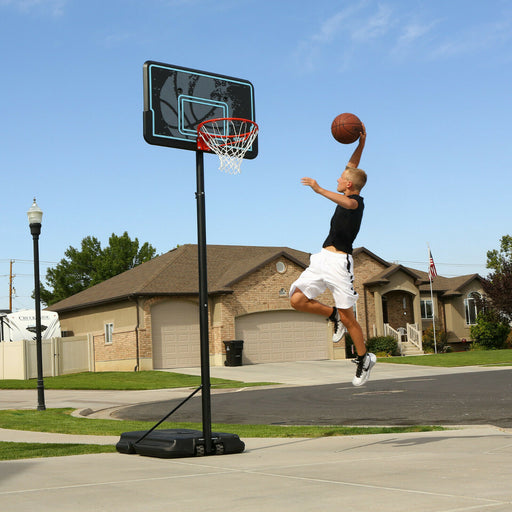 Premium Portable Outdoor Basketball Hoop Goal Adjustable 44"