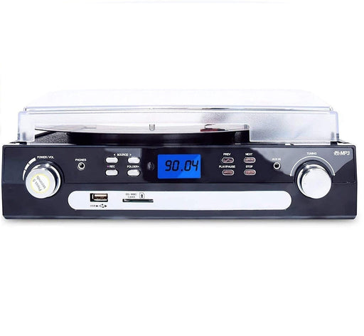 Vinyl Bluetooth Record Player Turntable with Stereo Speakers