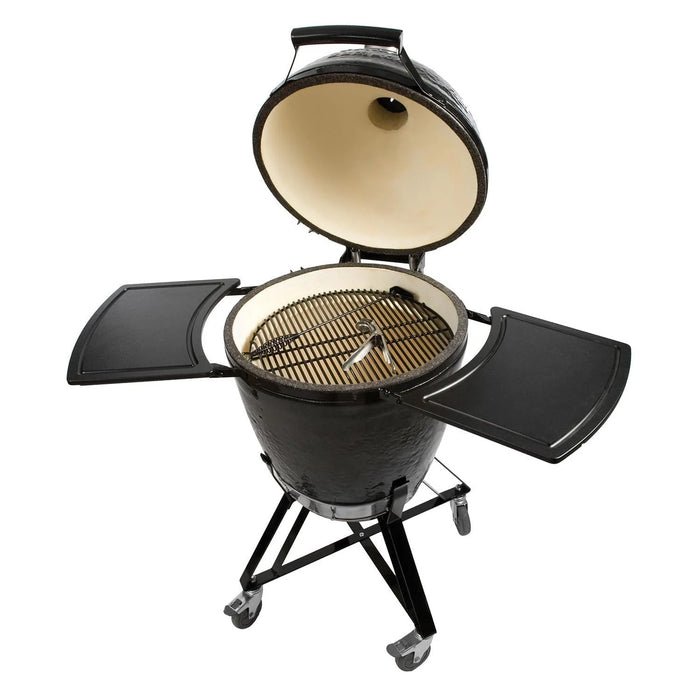 Primo Round Ceramic Kamado Freestanding Charcoal Grill, All-In-One Package - PGCRC