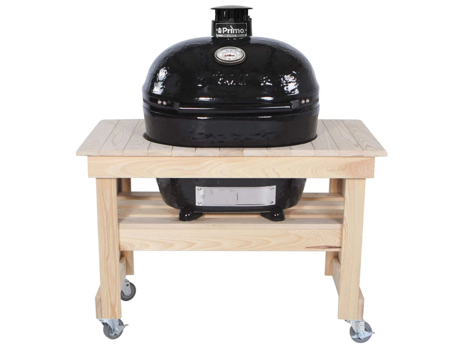 Primo X-Large Oval 400 Ceramic Kamado Charcoal Grill - PGCXLH