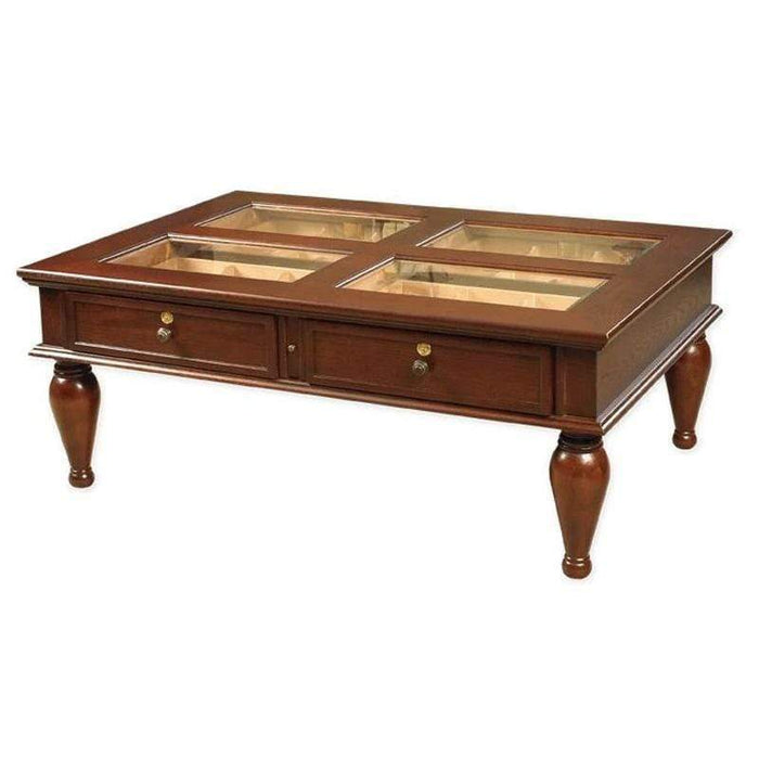 Quality Importers Coffee Table Humidor - Mahogany Finish (150) HUM-CTH-M