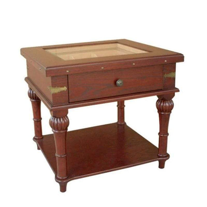 Quality Importers Scottsdale 300 Cigar Solid Wood End Table Humidor HUM-300ET