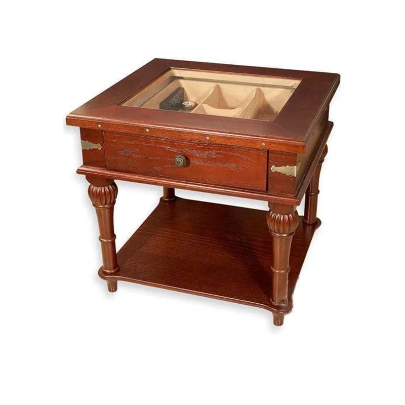 Quality Importers Scottsdale 300 Cigar Solid Wood End Table Humidor HUM-300ET