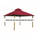 Riverstone Acacia Gazebo Roof Framing And Mounting Kit With Outdura Canopy