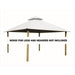 Riverstone Acacia Gazebo Roof Framing And Mounting Kit With Outdura Canopy