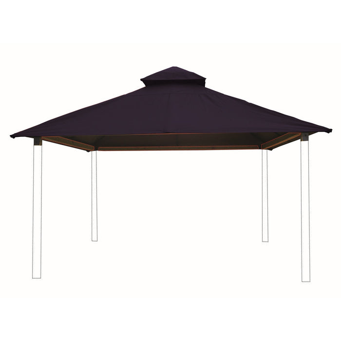 Riverstone Acacia Gazebo Roof Framing And Mounting Kit With Outdura Canopy