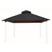 Riverstone Acacia Gazebo Roof Framing And Mounting Kit With Outdura Canopy - AGOK12- Steel Blue