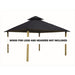 Riverstone Acacia Gazebo Roof Framing And Mounting Kit With Outdura Canopy - AGOK12- Steel Blue