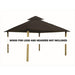 Riverstone Acacia Gazebo Roof Framing And Mounting Kit With Outdura Canopy