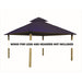 Riverstone Acacia Gazebo Roof Framing And Mounting Kit With Sundura Canopy - Admiral Navy