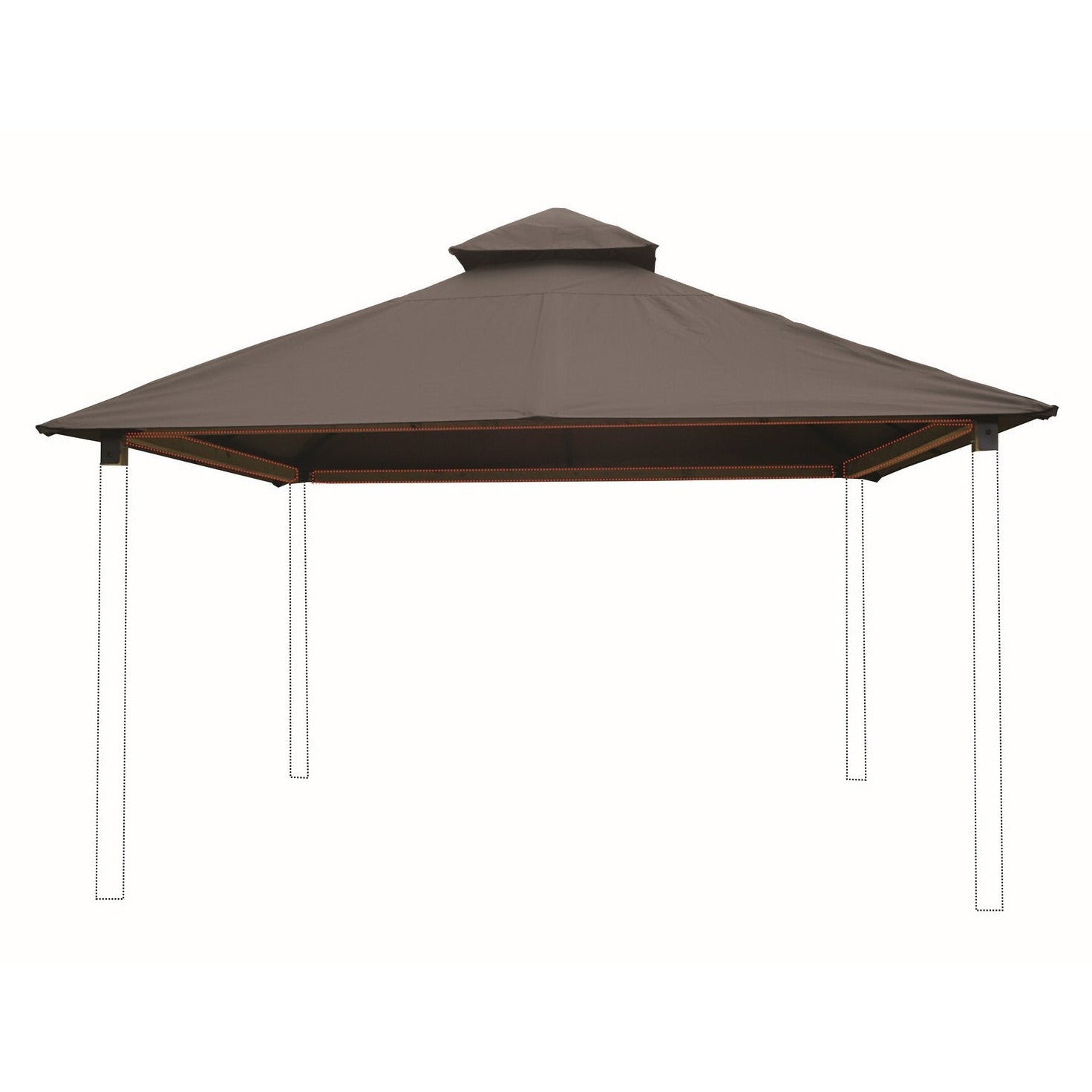 Riverstone Acacia Gazebo Roof Framing And Mounting Kit With Sundura Ca