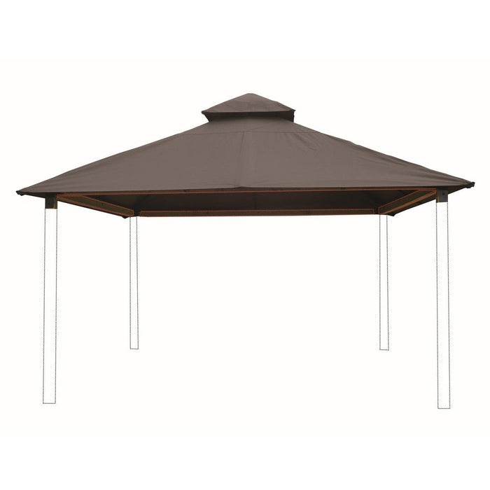 Riverstone Acacia Gazebo Roof Framing And Mounting Kit With Sundura Canopy