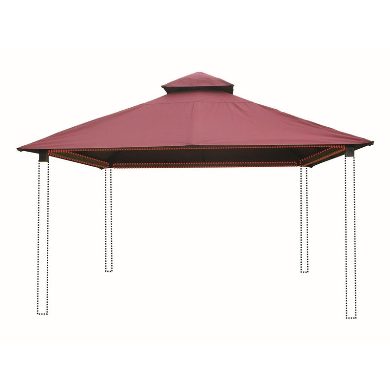 Products Riverstone Industries Acacia Gazebo Roof Framing And Mounting Kit With Sundura Canopy