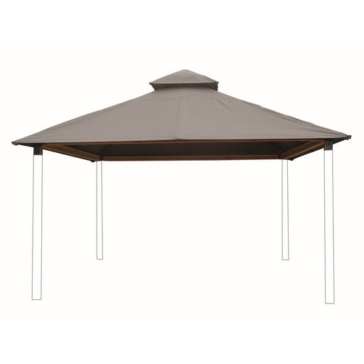 Riverstone Industries Acacia Gazebo Roof Framing And Mounting Kit With Sundura Canopy