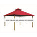 Riverstone Industries Acacia Gazebo Roof Framing And Mounting Kit With Sundura Canopy