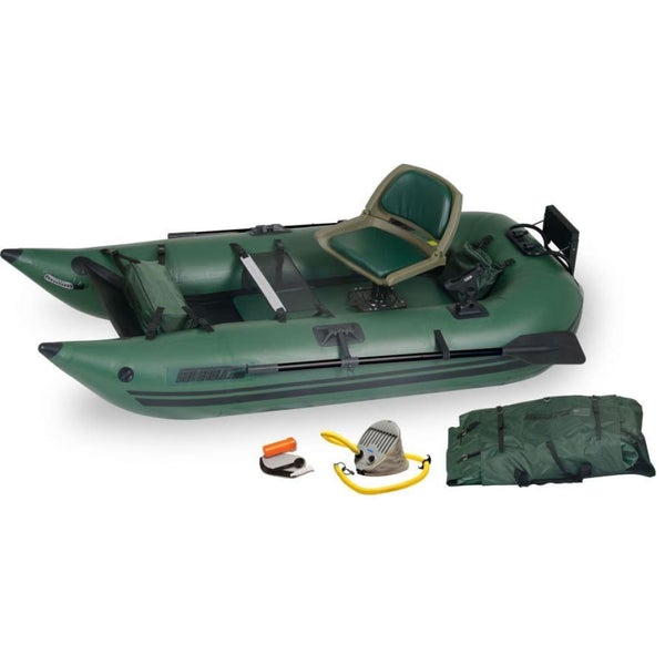 Sea Eagle 285 Frameless Pontoon Boat Inflatable Fishing Boat Pro Angler Package - 285FPBK_P