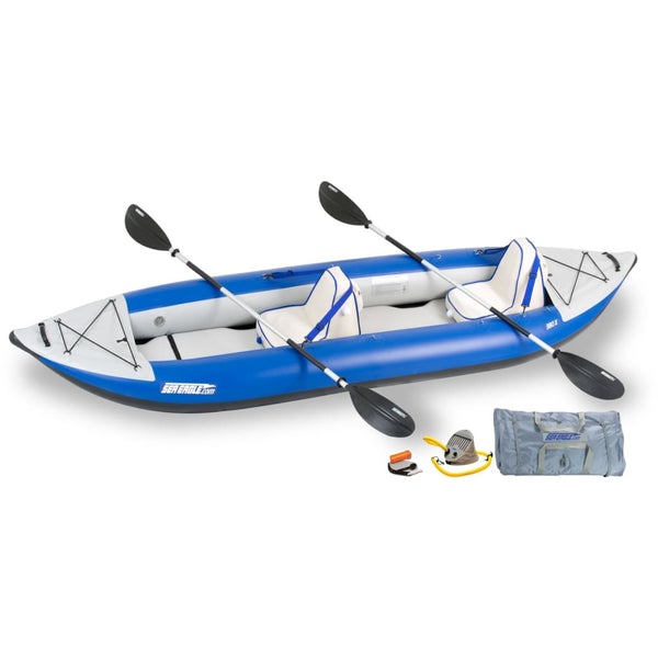 Sea Eagle 380x Explorer Inflatable Kayak Deluxe Package - 380XK_D