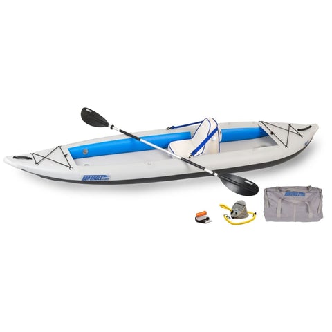 Sea Eagle 385ft FastTrack Inflatable Kayak Deluxe Solo Package - 385FTK_DS