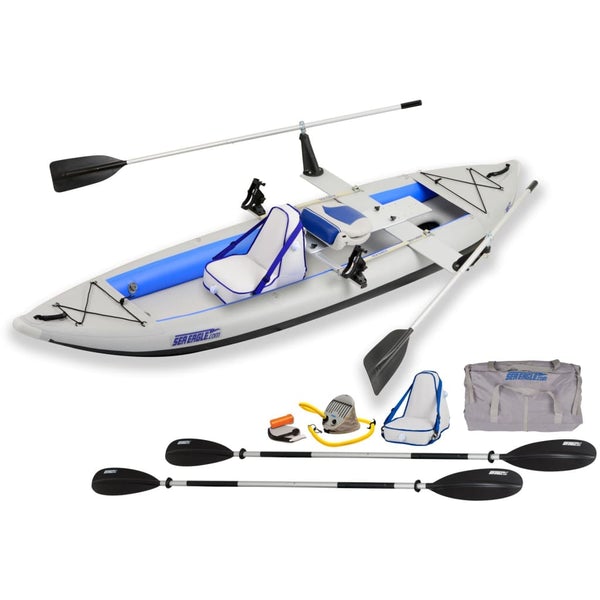 Sea Eagle 385ft FastTrack Inflatable Kayak QuikRow Package - 385FTK_QR