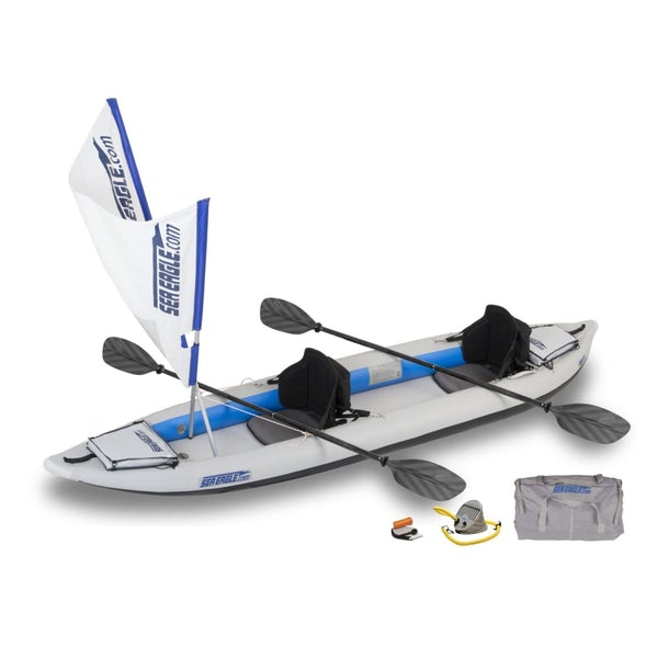 Sea Eagle 385ft FastTrack Inflatable Kayak QuikSail Package - 385FTK_QS