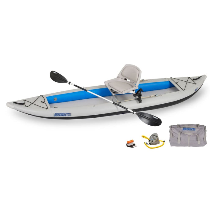 Sea Eagle 385ft FastTrack Inflatable Kayak Swivel Seat Fishing Rig Package - 385FTK_FR