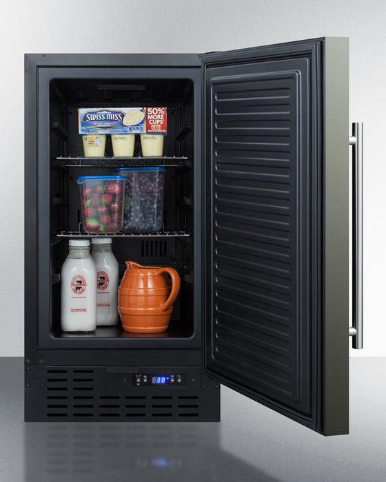 Summit 18" Wide Built-In All-Refrigerator