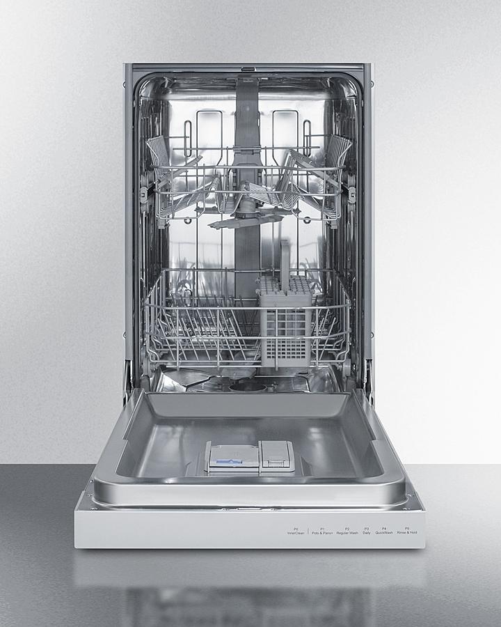 Summit 18" Wide Built-In Dishwasher