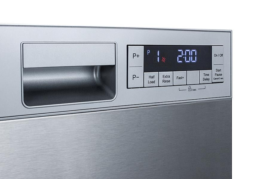 Summit 18" Wide Built-In Dishwasher