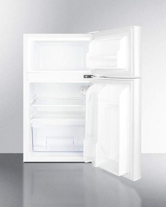 Summit 19" Wide 2-Door Refrigerator-Freezer