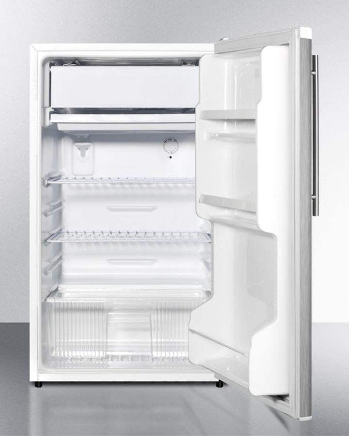 Summit 19" Wide Auto Defrost Refrigerator-Freezer With Thin Handle ADA Compliant