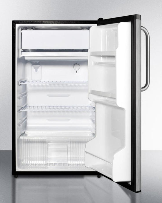 Summit 19" Wide Auto Defrost Refrigerator-Freezer With Towel Bar Handle ADA Compliant