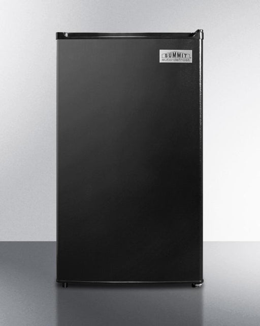 Summit 19" Wide Refrigerator-Freezer With Auto Defrost And Black Exterior ADA Compliant 