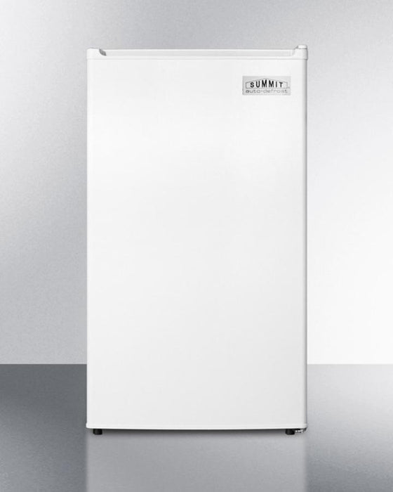 Summit 19" Wide Refrigerator-Freezer With Auto Defrost And White Exterior ADA Compliant