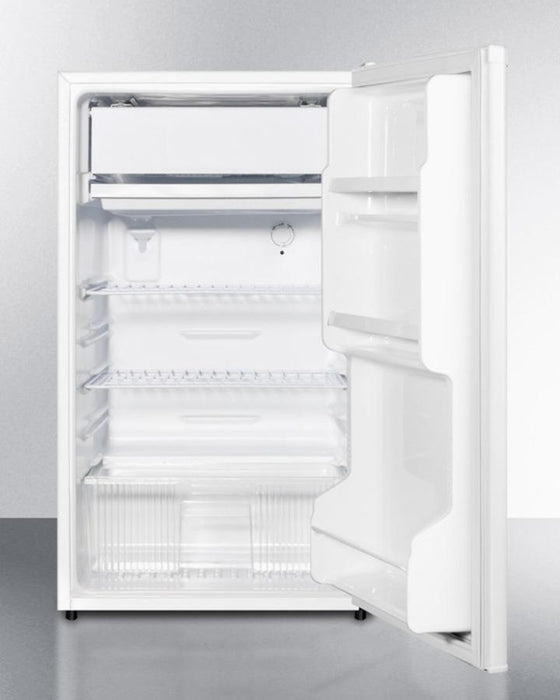 Summit 19" Wide Refrigerator-Freezer With Auto Defrost And White Exterior ADA Compliant