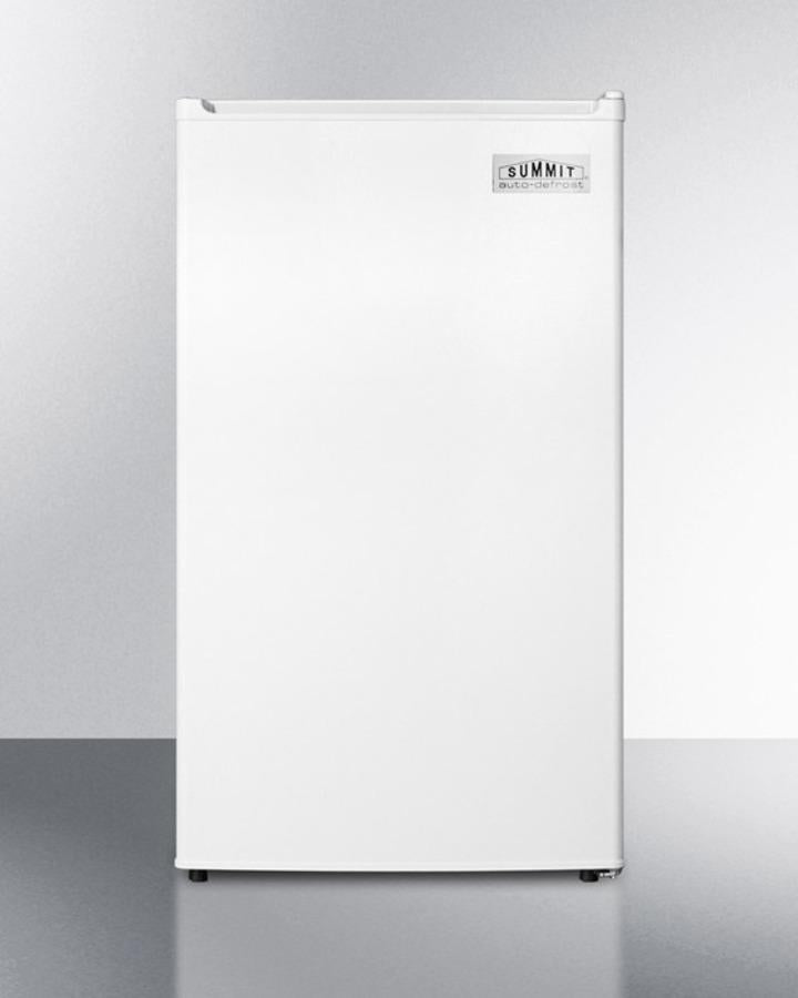 Summit 19" Wide Refrigerator-Freezer With Auto Defrost And White Exterior