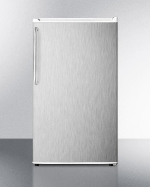 Summit 19" Wide Auto Defrost Refrigerator-Freezer With Towel Bar Handle