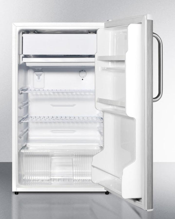 Summit 19" Wide Auto Defrost Refrigerator-Freezer With Towel Bar Handle