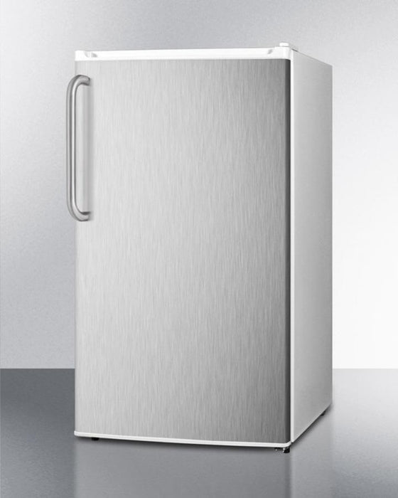 Summit 19" Wide Auto Defrost Refrigerator-Freezer With Towel Bar Handle