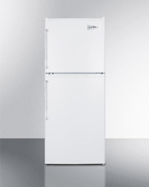 Summit 19" Wide Two-Door Refrigerator-Freezer with Towel Bar Handles