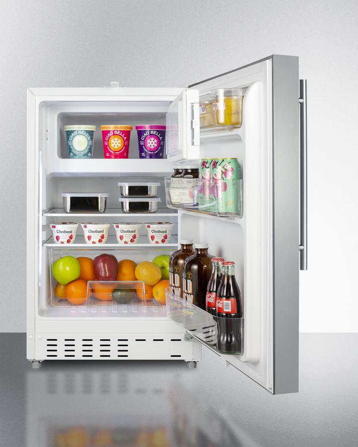 Summit 20" Wide Built-in Refrigerator-Freezer ADA Compliant