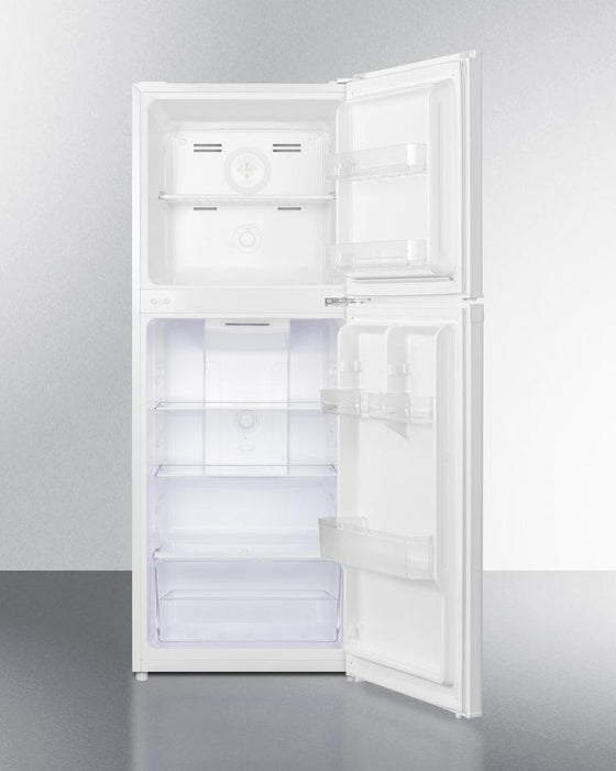 Summit 22" Wide Frost-Free 7 Cu.Ft. Refrigerator-Freezer in White