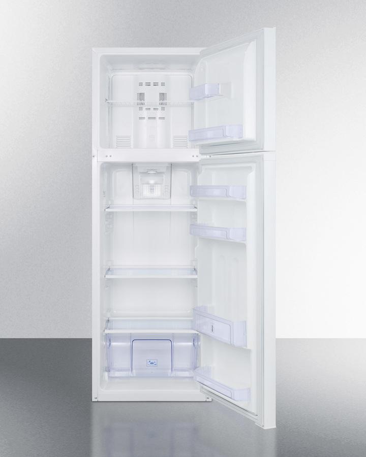 Summit 22" Wide Top Mount Refrigerator-Freezer in White