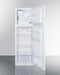 Summit 22" Wide Top Mount Refrigerator-Freezer With Icemaker